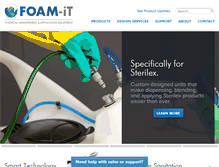 Tablet Screenshot of foamit.com